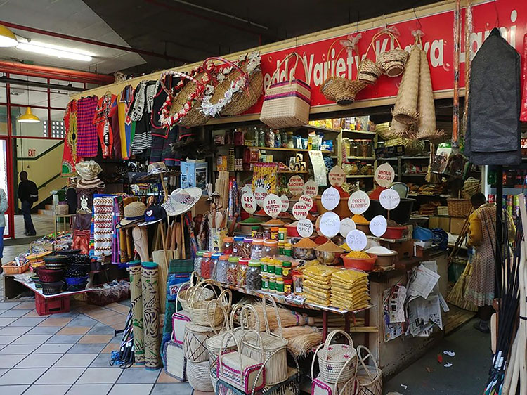 Le marché de Victoria Street à Cape Town en Afrique du Sud